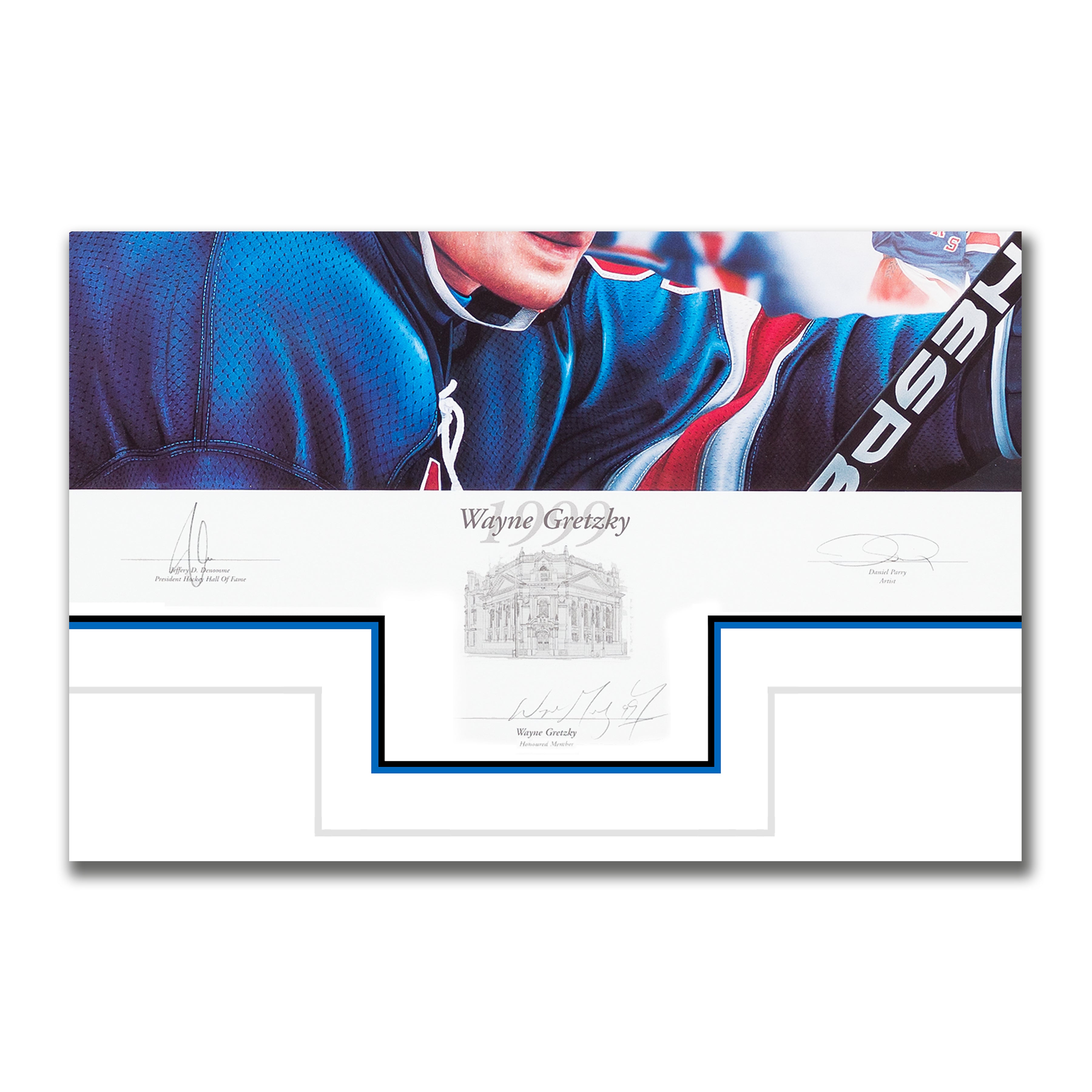 Wayne Gretzky Autographed 20th Anniversary Limited Edition 1999 HHOF Induction Print - Heritage Hockey™