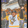 Sidney Crosby Pittsburgh Penguins Framed 20x29 Raising Cup Canvas - Frameworth Sports Canada 