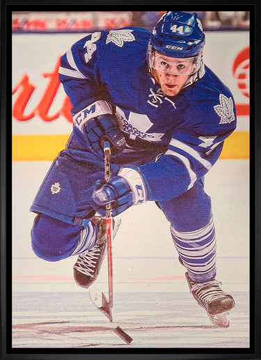 Morgan Rielly Toronto Maple Leafs Framed  20x29 Canvas - Frameworth Sports Canada 