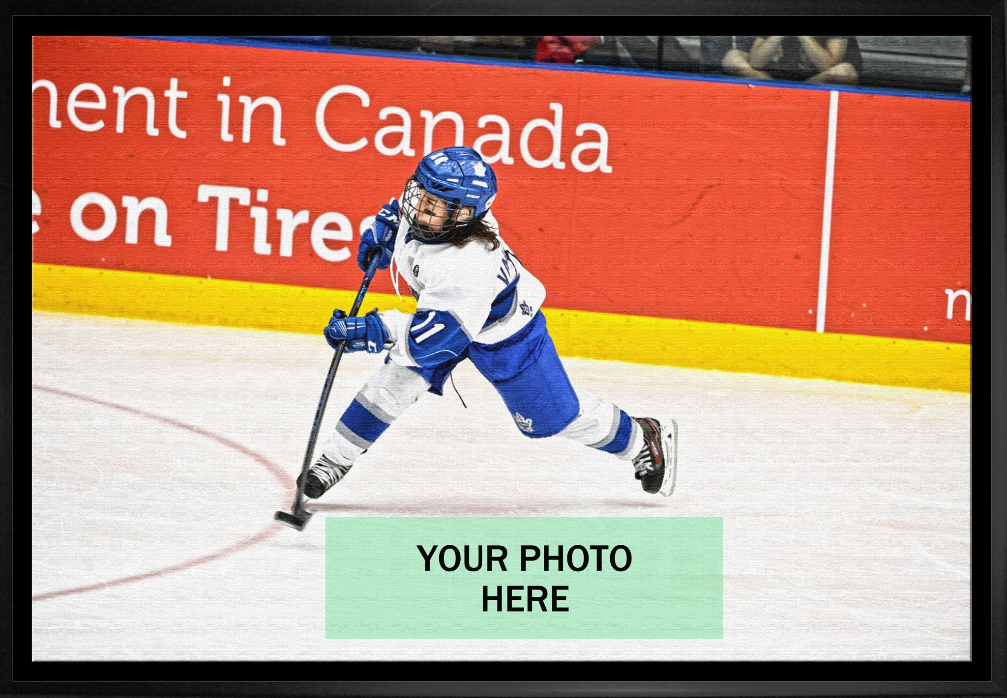 Hockey Tournament Framed 16x20 Canvas - Frameworth Sports Canada 