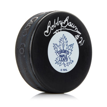 Bobby Baun Toronto Maple Leafs Autographed Hockey Puck