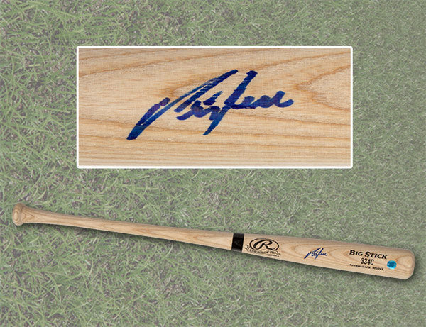 George Bell Autographed Rawlings Big Stick Baseball Bat