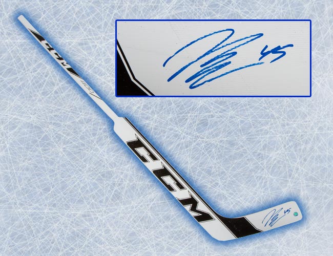 Jonathan Bernier Autographed CCM 400 Game Model Goalie Stick