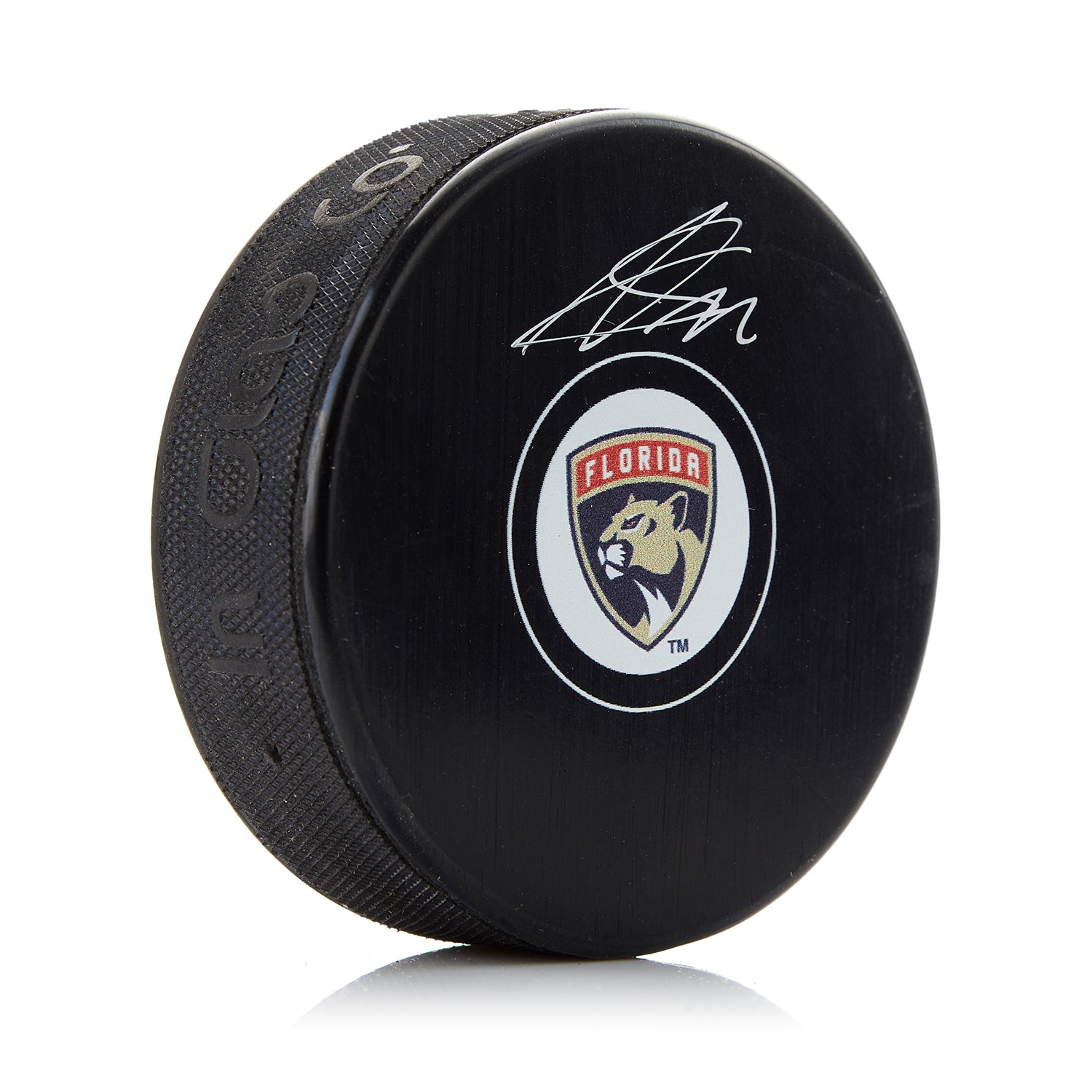 Sergei Bobrovsky Florida Panthers Signed Autograph Hockey Puck
