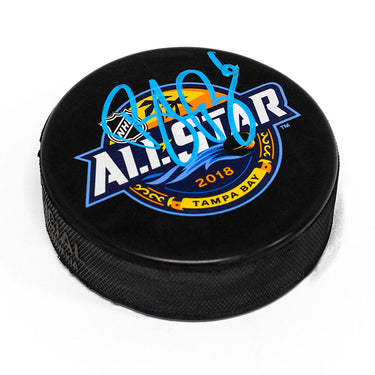 Brock Boeser 2018 NHL All-Star Game Autographed Hockey Puck