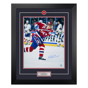 Peter Bondra Washington Capitals Autographed Hockey 26x32 Frame