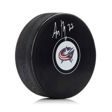 Adam Boqvist Columbus Blue Jackets Autographed Hockey Puck