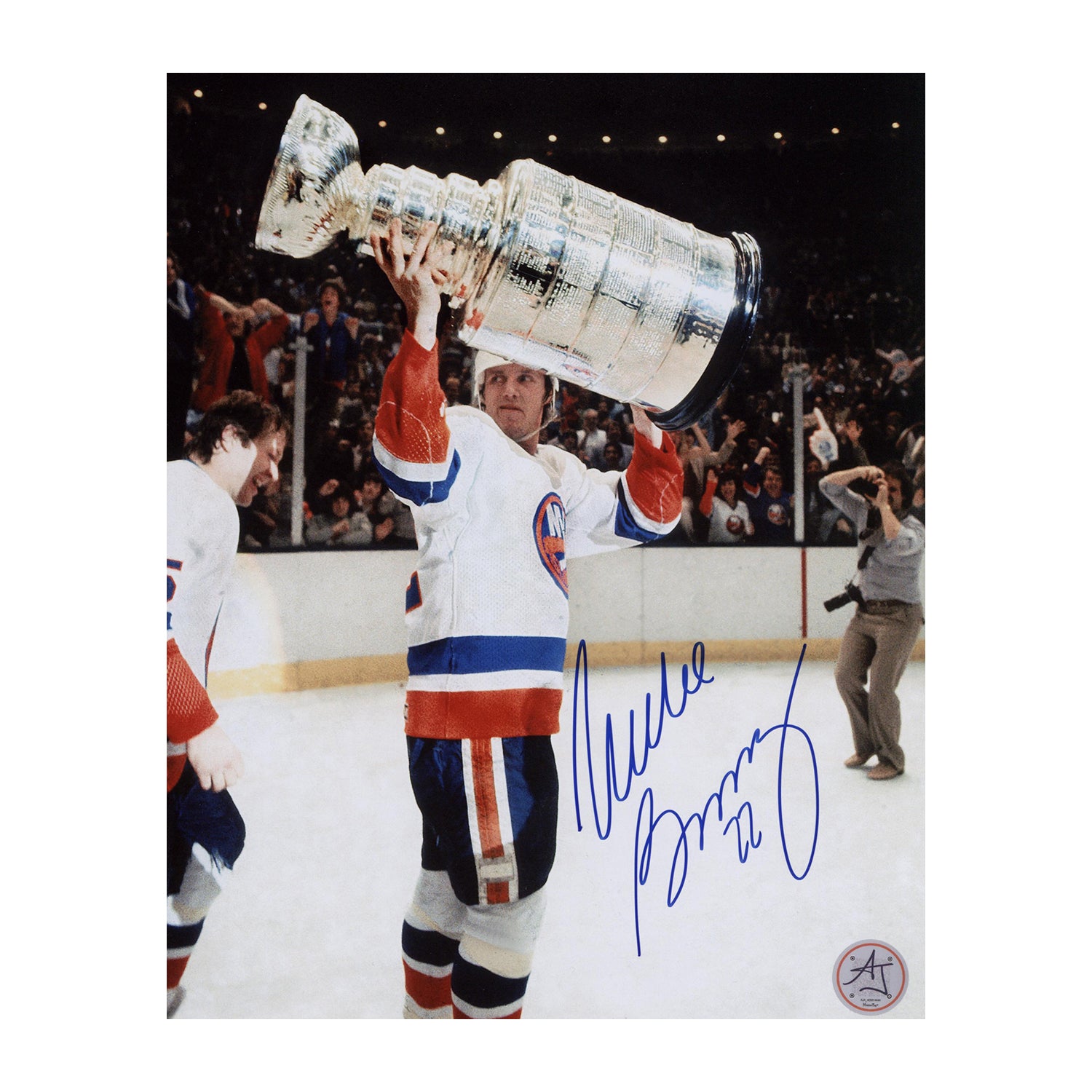 Mike Bossy Signed New York Islanders Stanley Cup 8x10 Photo