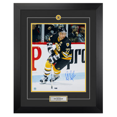 Ray Bourque Boston Bruins Autographed Hockey 26x32 Frame