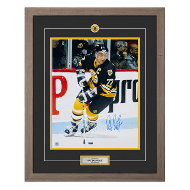 Ray Bourque Boston Bruins Autographed Hockey 26x32 Frame