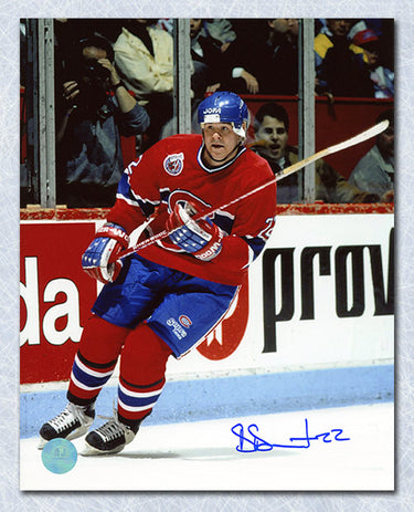 Benoit Brunet Montreal Canadiens Autographed 8x10 Photo