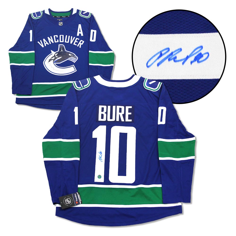 Pavel Bure Vancouver Canucks Autographed Blue Fanatics Jersey