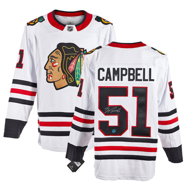 Brian Campbell Chicago Blackhawks Signed White Fanatics Jersey