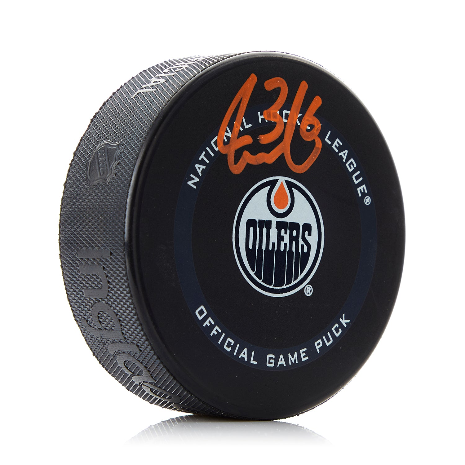 Jack Campbell Signed Edmonton Oilers Official Game Puck