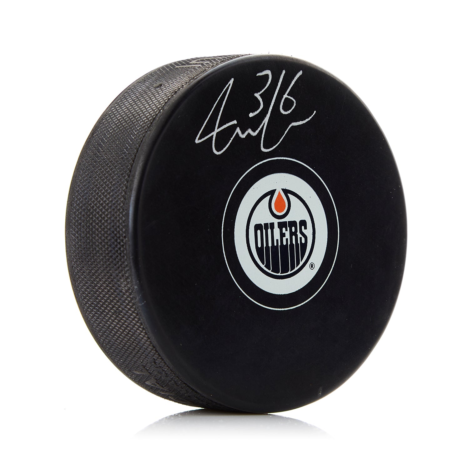 Jack Campbell Autographed Edmonton Oilers Hockey Puck