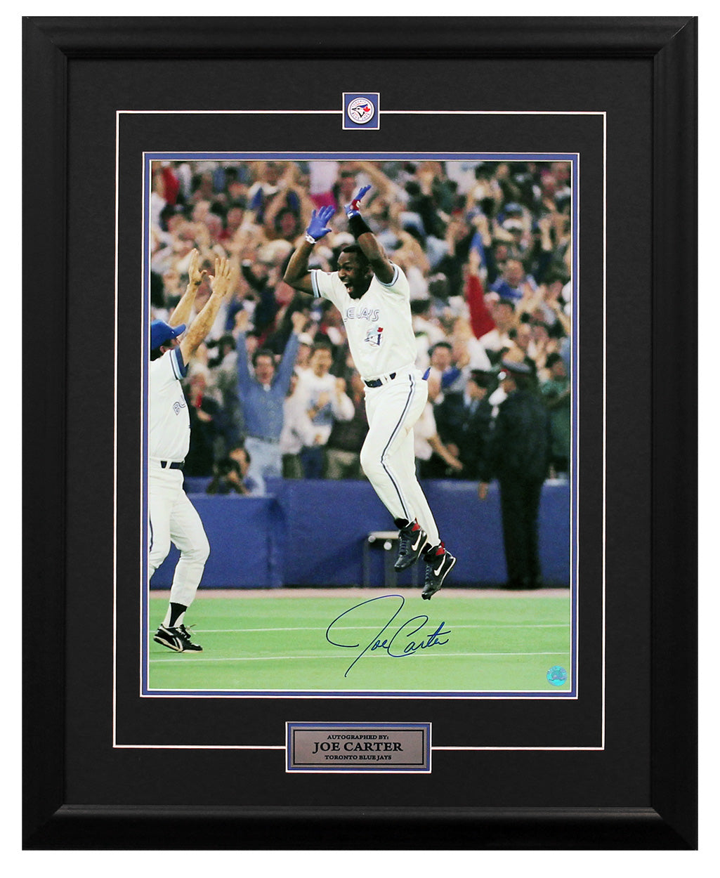Joe Carter Toronto Blue Jays Signed 1993 World Series Home Run 26x32 Frame