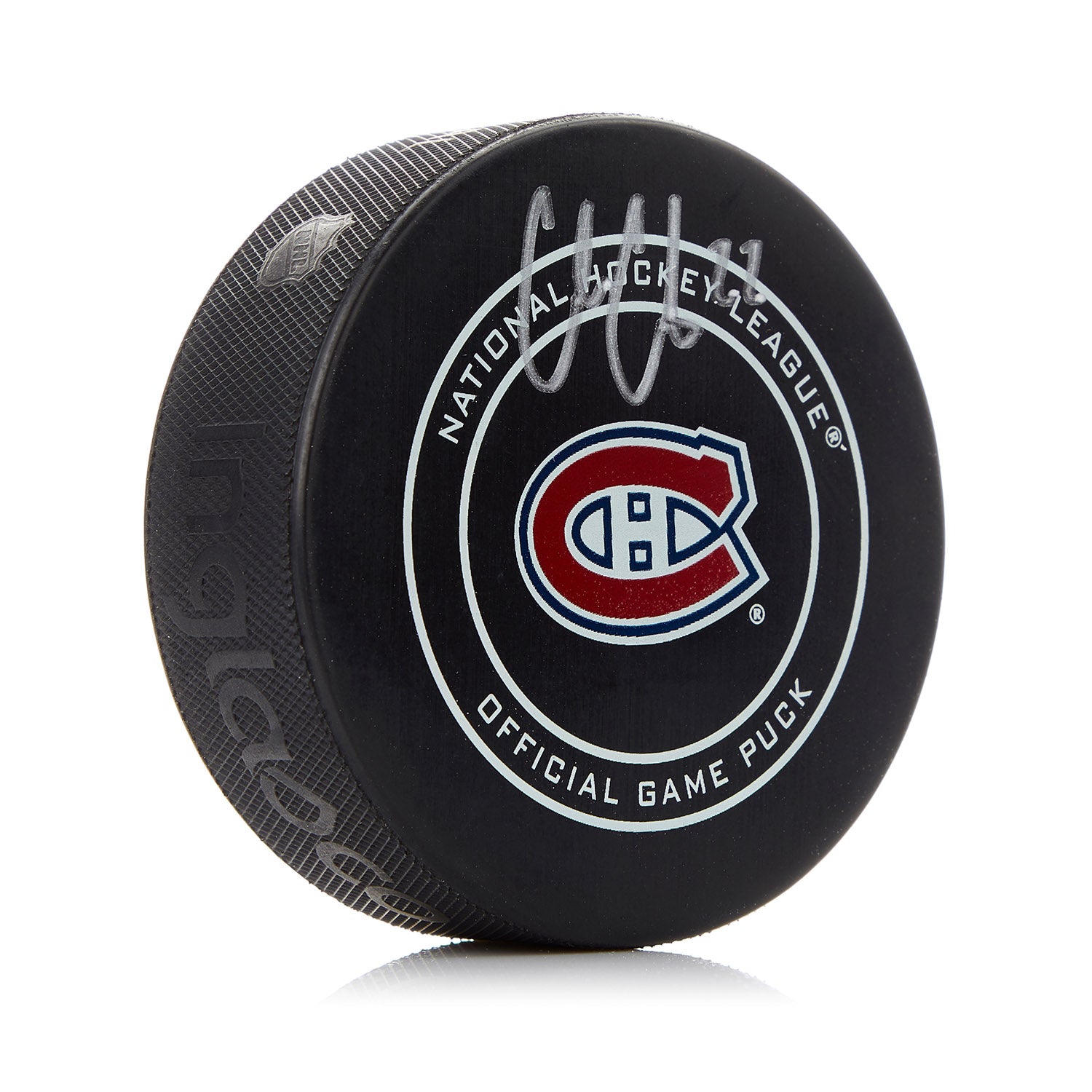 Cole Caufield Montreal Canadiens Signed Official Game Puck