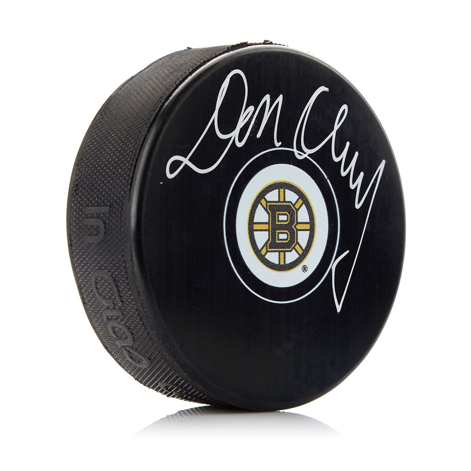 Don Cherry Boston Bruins Autographed Hockey Puck