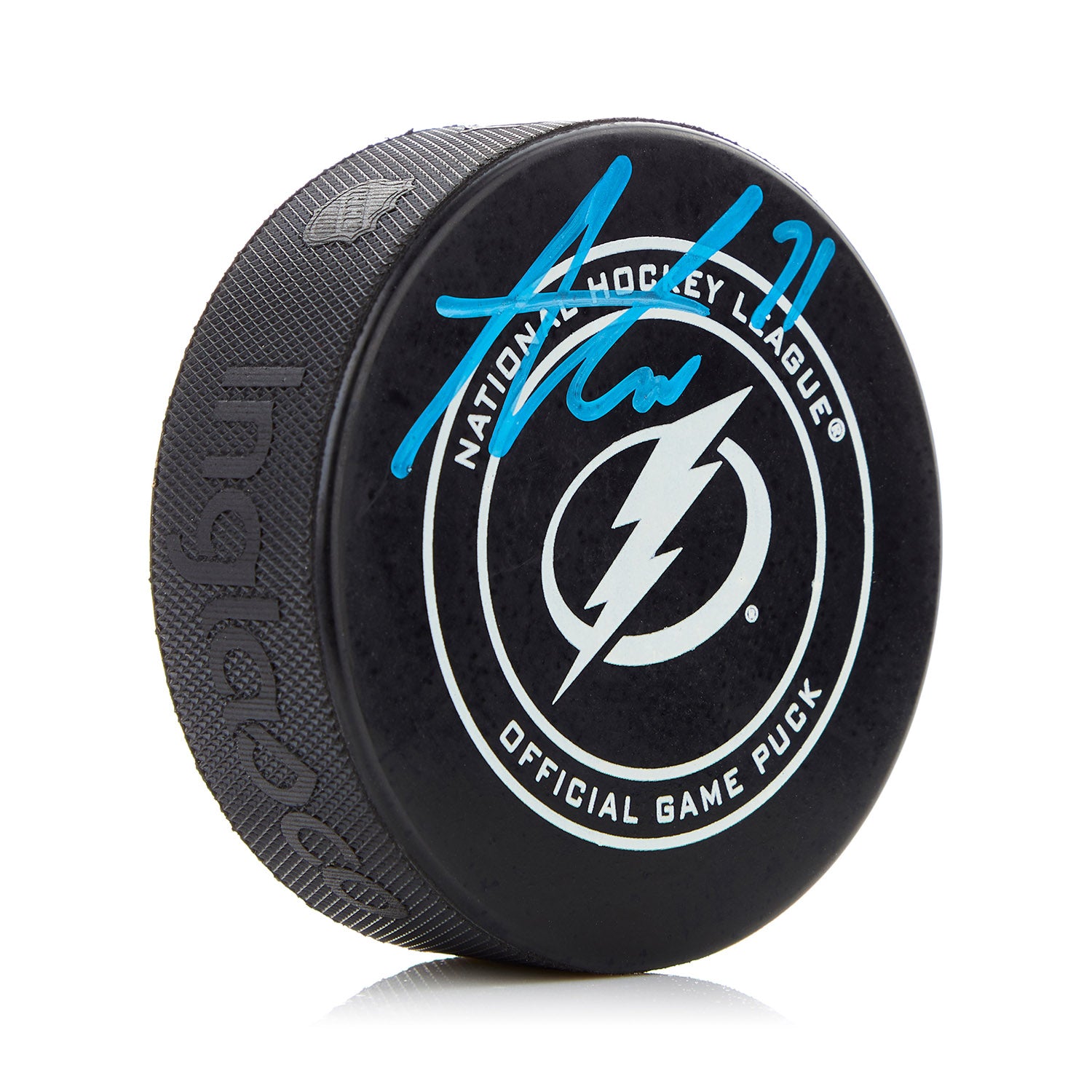 Anthony Cirelli Tampa Bay Lightning Signed Official Official Game Puck