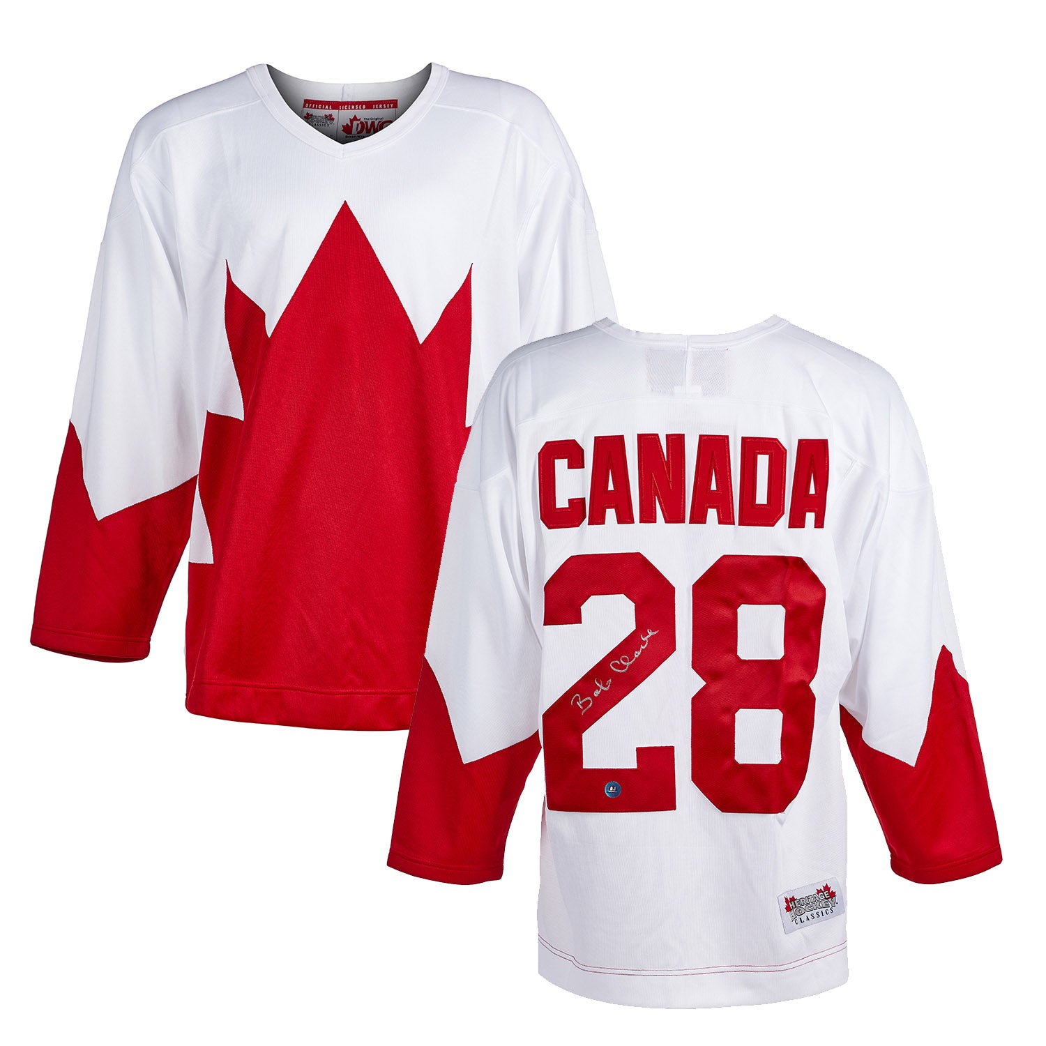 Bobby Clarke Team Canada Autographed 1972 Summit Series Jersey