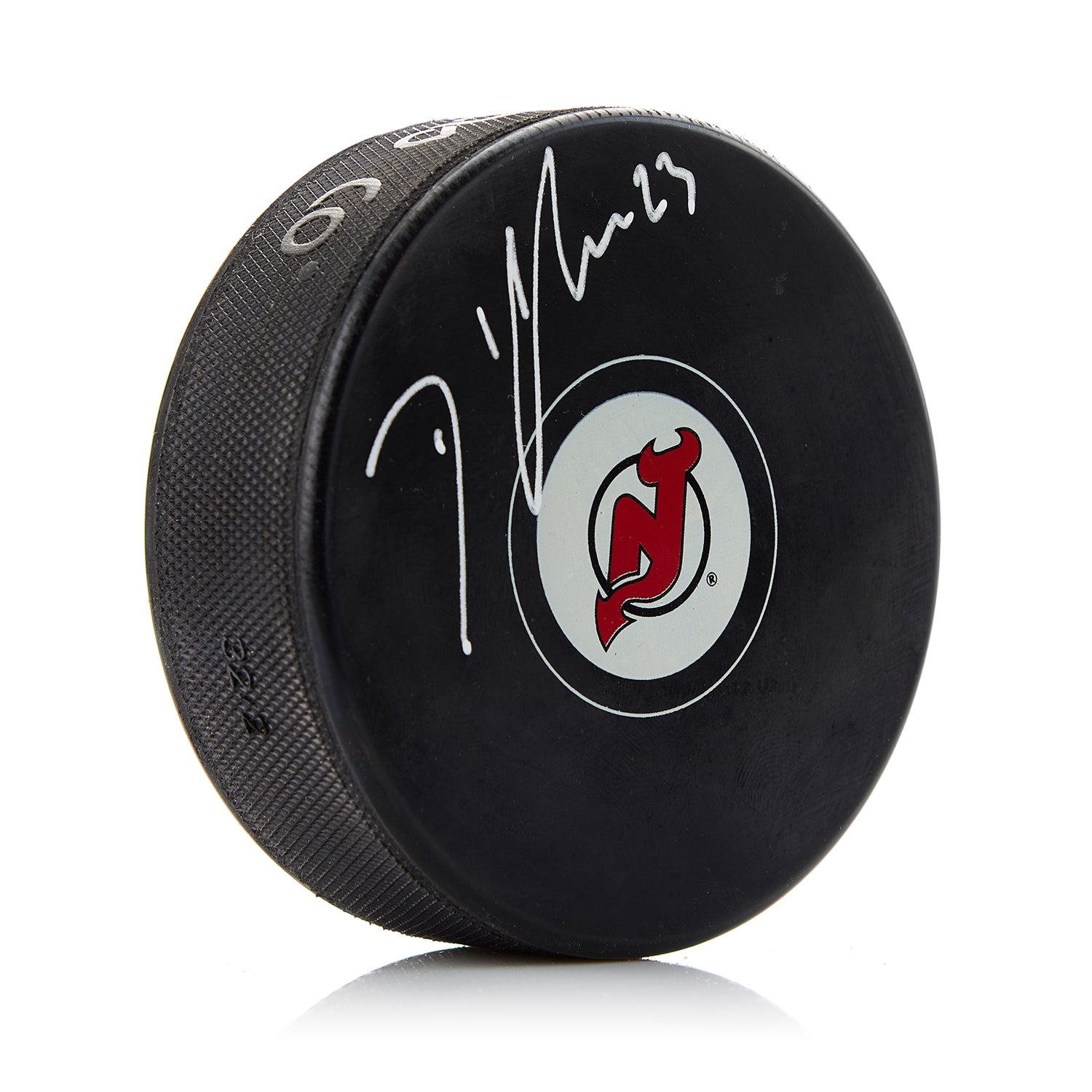 David Clarkson New Jersey Devils Autographed Hockey Puck