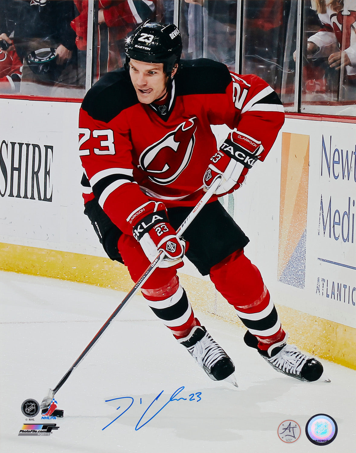 David Clarkson Signed New Jersey Devils Hockey 11x14 Photo
