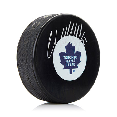 Wendel Clark Signed Toronto Maple Leafs Hockey Puck