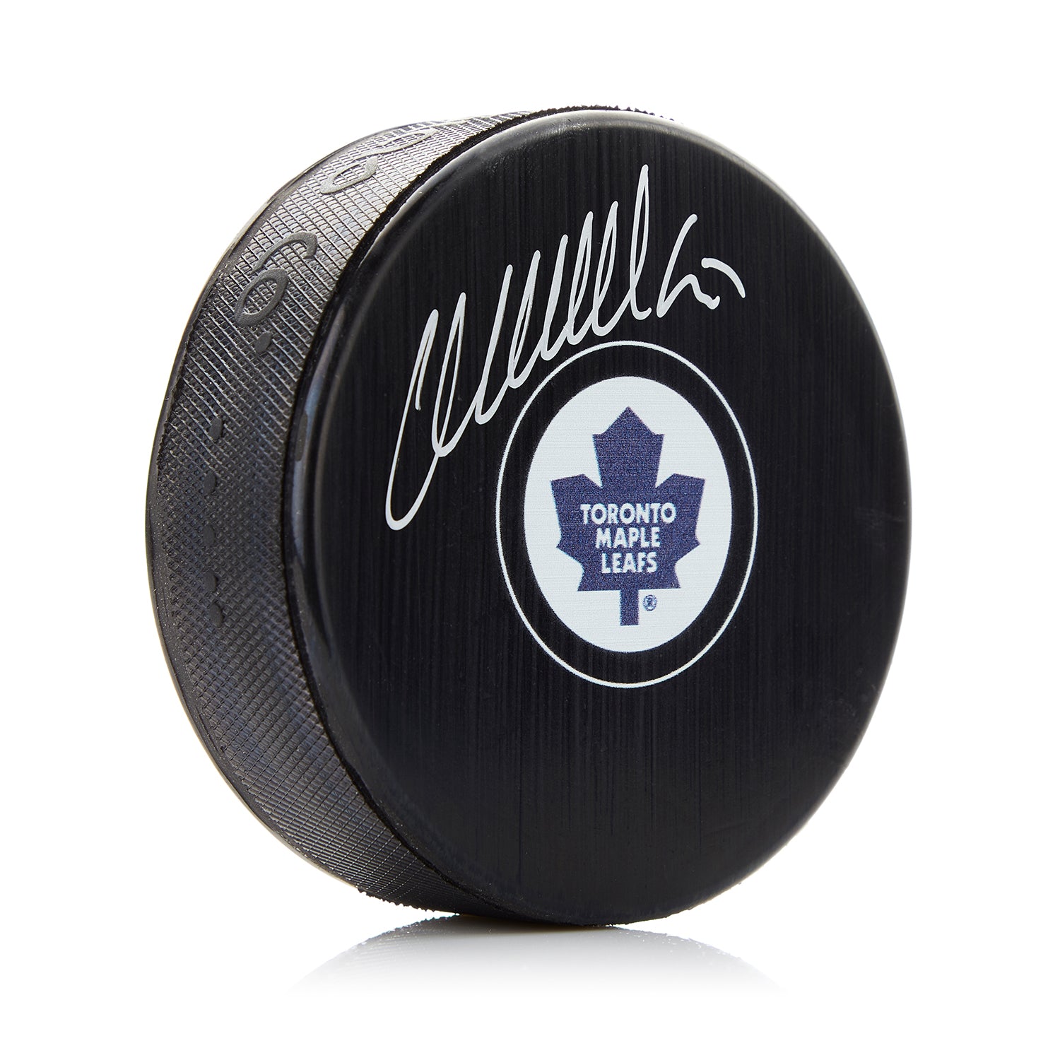 Wendel Clark Autographed Toronto Maple Leafs Hockey Puck