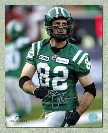 Jason Clermont Saskatchewan Roughriders Autographed CFL 8x10 Photo