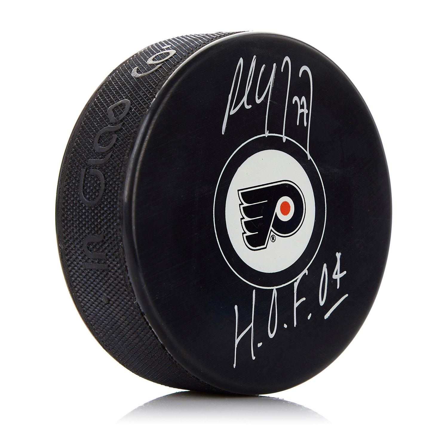 Paul Coffey Philadelphia Flyers Signed Hockey Puck with HOF Note