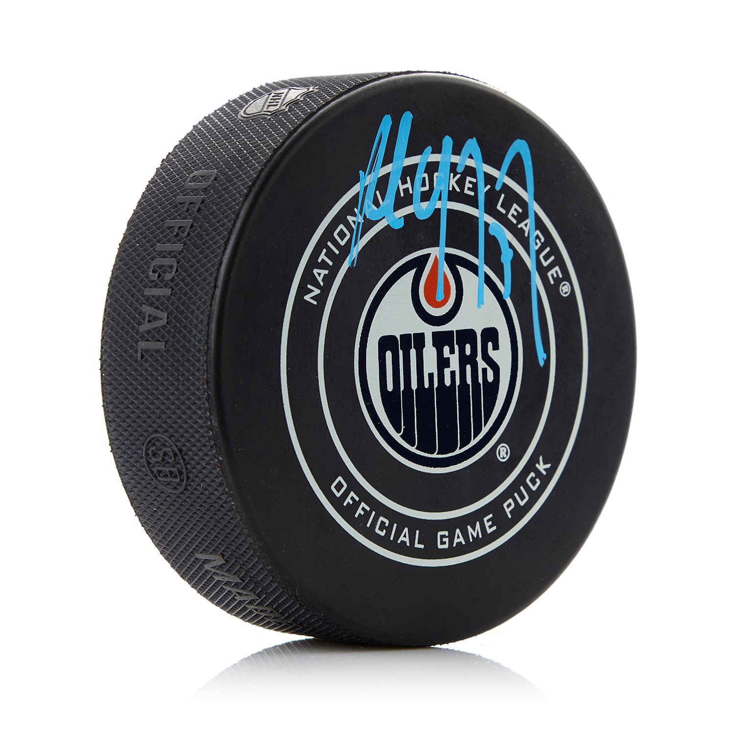 Paul Coffey Edmonton Oilers Autographed Official Game Puck
