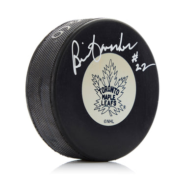 Brian Conacher Toronto Maple Leafs Autographed Hockey Puck