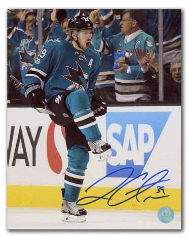 Logan Couture San Jose Sharks Autographed Action 8x10 Photo