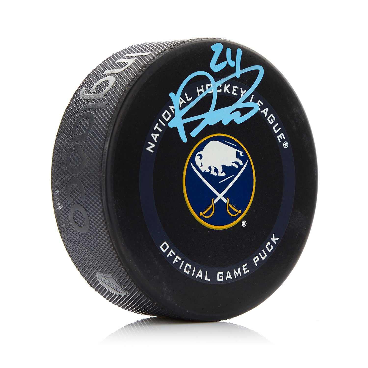 Dylan Cozens Autographed Buffalo Sabres Official Game Puck