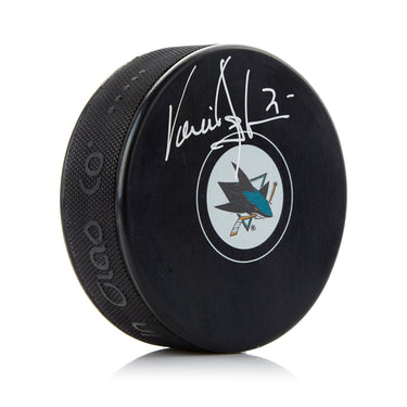 Vincent Damphousse San Jose Sharks Signed Hockey Puck