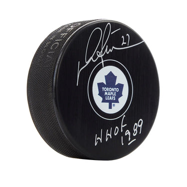 Darryl Sittler Signed Toronto Maple Leafs Puck