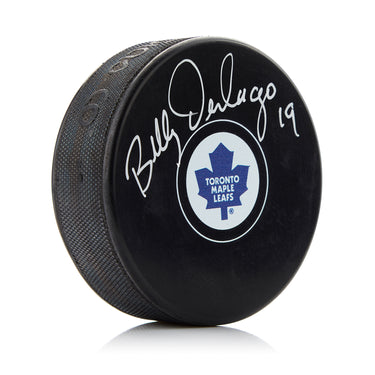 Bill Derlago Toronto Maple Leafs Autographed Hockey Puck