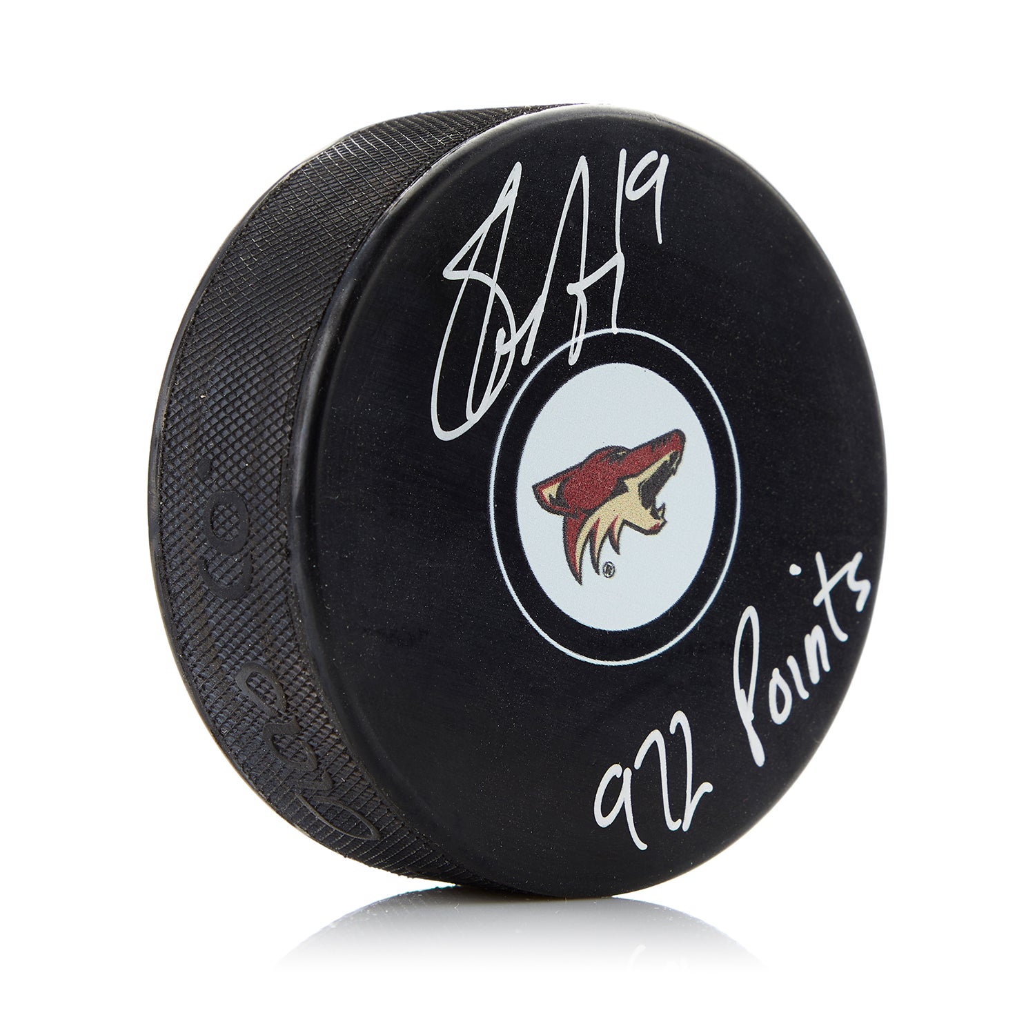 Shane Doan Arizona Coyotes Autographed Puck with 972 Points Note