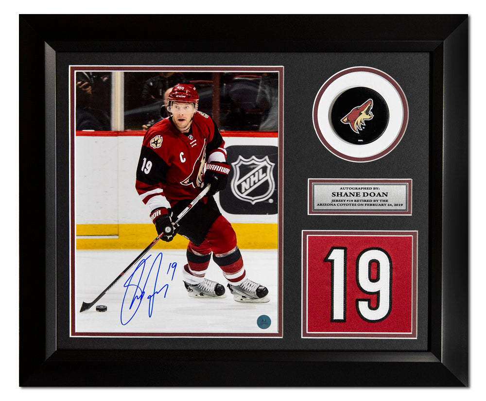Taylor Hall - Signed Jersey Framed With 8x10 Devils Pro Red 17-18