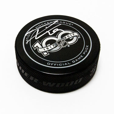 Leon Draisaitl NHL Centennial Season Signed 100 Years Official Game Puck