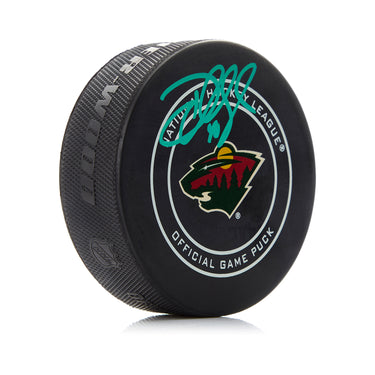 Devan Dubnyk Minnesota Wild Autographed Official NHL Game Puck