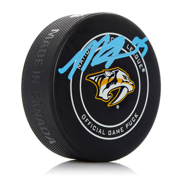 Matt Duchene Nashville Predators Signed Offical Game Puck