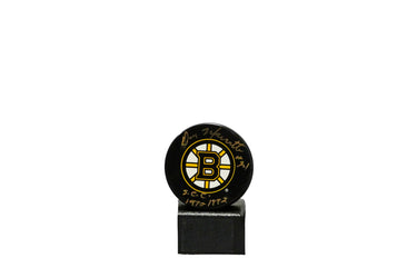 Dan Marcotte Authentic Autographed Boston Bruins Puck