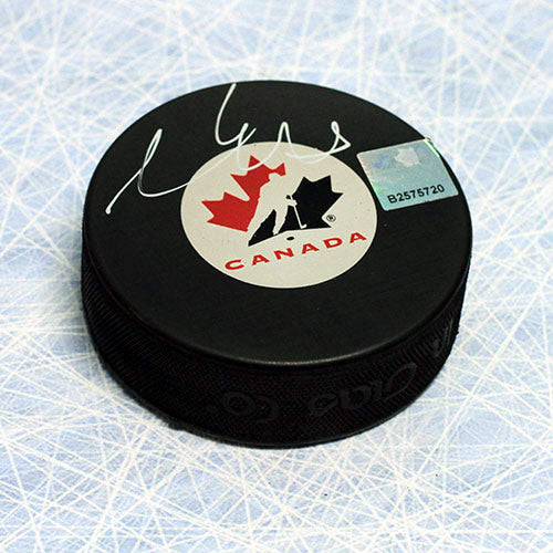 Aaron Ekblad Team Canada Autographed Hockey Puck