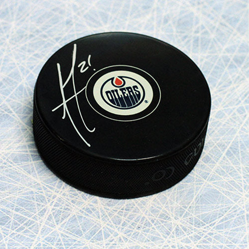 Andrew Ference Edmonton Oilers Autographed Hockey Puck