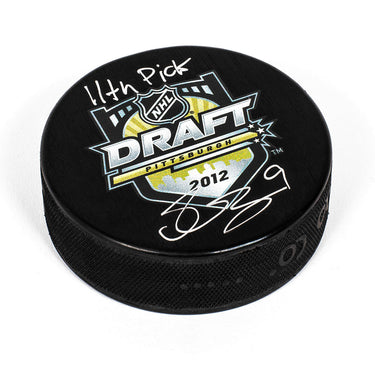 Filip Forsberg Signed 2012 NHL Entry Draft Puck with 11th Pick Note