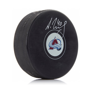 Alexandar Georgiev Signed Colorado Avalanche Hockey Puck