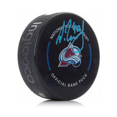 Alexandar Georgiev Autographed Colorado Avalanche Game Model Puck