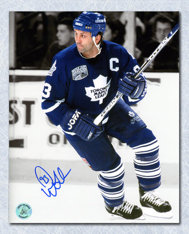 Doug Gilmour Toronto Maple Leafs Autographed Spotlight 8x10 Photo