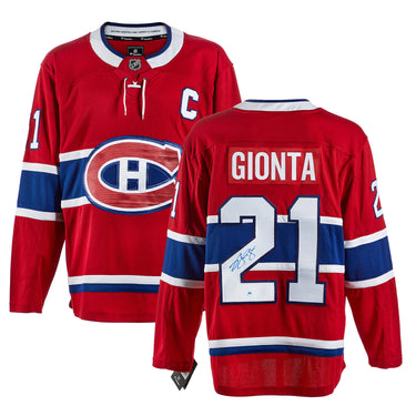 Brian Gionta Montreal Canadiens Autographed Fanatics Jersey